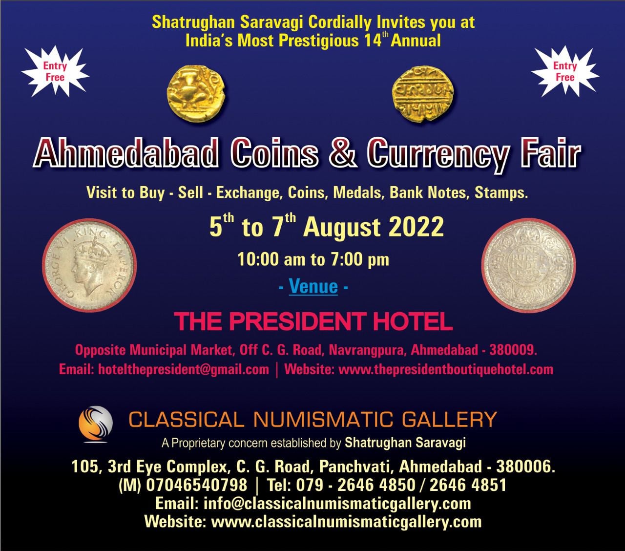 Ahmedabad Coins & Currency Fair